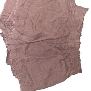 Aerie Mauve Ruffled Shorts